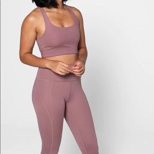 Girlfriend collective - rose quartz set - sz L